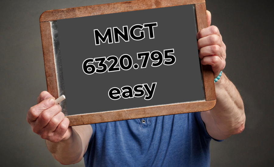 is mngt 6320.795 easy