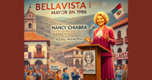 nancy chiabra alcaldesa de bellavista ano 1986